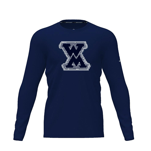 [FTLCDFNV-YXS-LOGO1] Dri Fit Performance T-Shirt (Youth XS, Navy, Logo 1, Long Sleeve)