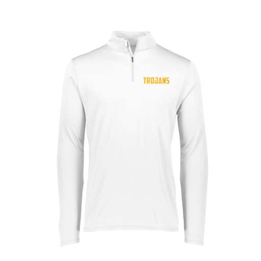 [FTLQFLWH-FAXS-LOGO2] Ladies Flex-Lite 1/4 Zip Shirt (Female Adult XS, White, Logo 2)
