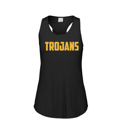 [FT0TUBBK-FAS-LOGO2] Ladies Tri Blend Tank Top (Female Adult S, Black, Logo 2)