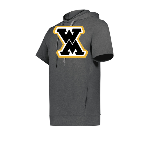 [222605-GRY-YS-LOGO1] YOUTH VENTURA SOFT KNIT SHORT SLEEVE HOODIE (Youth S, Gray, Logo 1)