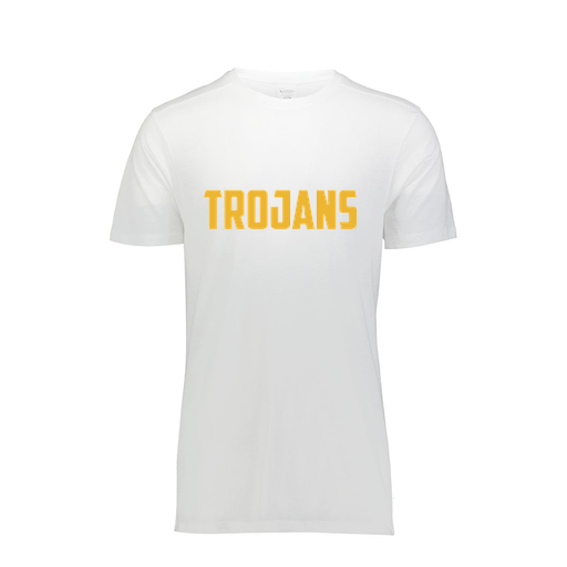 [FTSCUBWH-AS-LOGO2] Decker Men's Tri-Blend T-Shirt - Short Sleeve (Adult S, White, Logo 2)