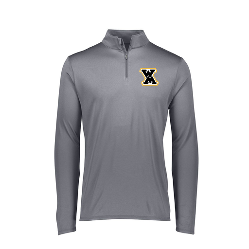 [FTLQFLGY-FAXS-LOGO1] Decker Women's Flex-Lite 1/4 Zip Shirt (Female Adult XS, Gray, Logo 1)