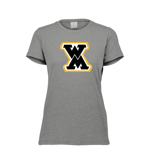 [FTSCUBGY-FAXS-LOGO1] Decker Women's Tri-Blend T-Shirt - Short Sleeve (Female Adult XS, Gray, Logo 1)