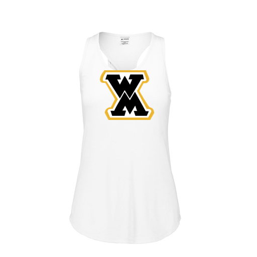 [3078.005.S-LOGO1] Ladies Tri Blend Tank Top (Female Adult S, White, Logo 1)