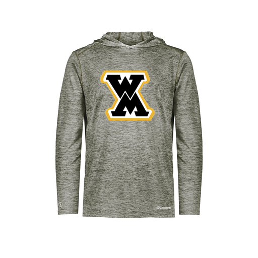 [FOLHCGGY-YS-LOGO1] Decker Youth Charge Hoodie (Youth S, Gray, Logo 1)